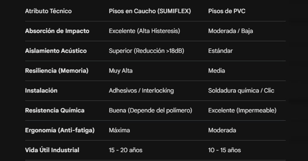 Pisos en Caucho